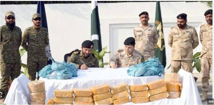 40kg heroin, 553kg ice worth $154m seized in major operation in Panjgur