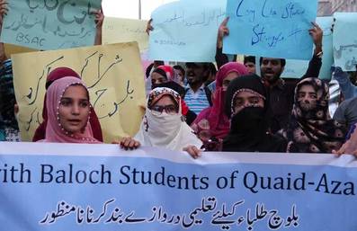 Baloch students’ protest enters 5th day at Quaid-i-Azam University in Islamabad