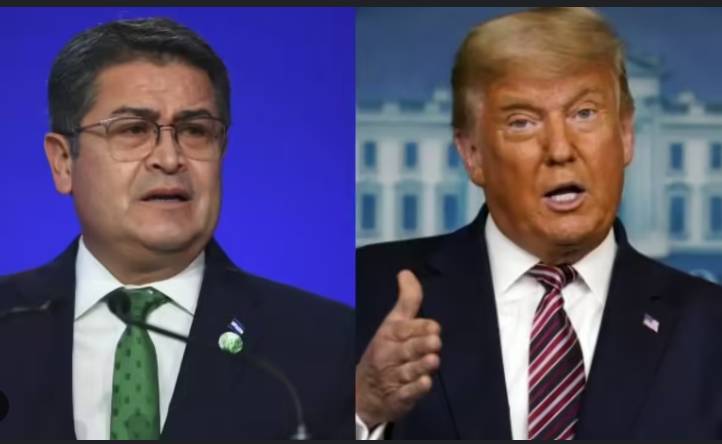 Trump says pardoning Honduras ex-president days before vote