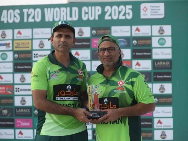 Pakistan crush USA to reach Over-40s T20 World Cup final