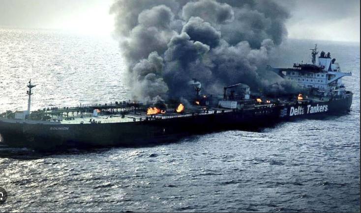 Oil tankers hit by blasts, fire in Black Sea: Turkey