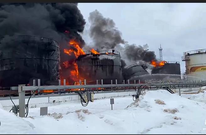 Naval drones halt operations at Russian oil terminal