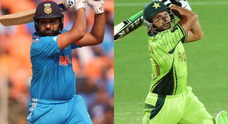 Rohit Sharma breaks Shahid Afridi’s ODI sixes record