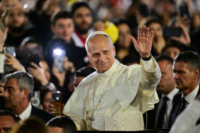 Pope gets rockstar welcome as he delivers message of hope to Lebanese youth
