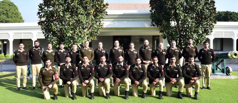 Participants of Cambrian Patrol competition calls on COAS