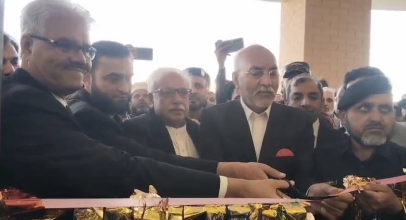 PHC Chief Justice Atiq Shah inaugurates Judicial Complex in Karak