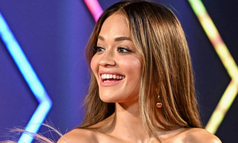 Rita Ora stuns in plunging silver gown on Fashion Awards 2025 red carpet