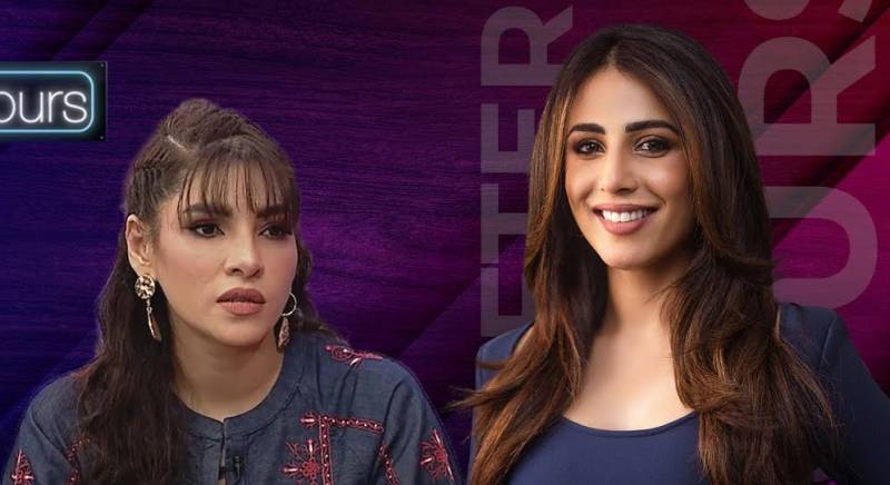Zhalay Sarhadi and Ushna Shah share warm smiles together
