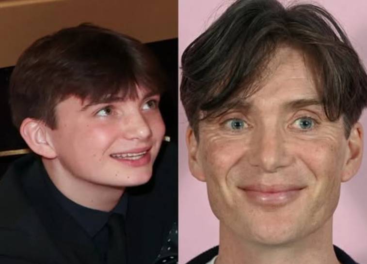Aran Murphy bears striking resemblance to Oscar-winning dad