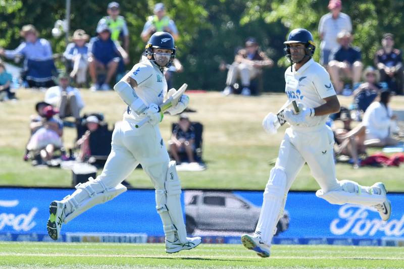Ravindra, Latham tons put New Zealand in command of West Indies Test