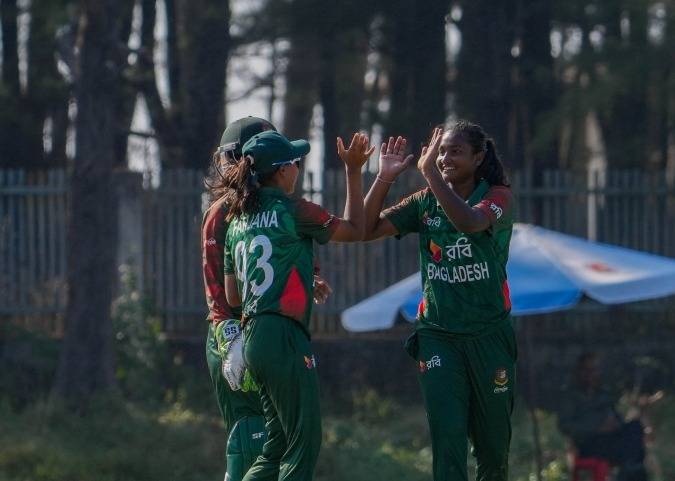 Bangladesh Women's U19 level T20 series 1-1 with three-wicket triumph