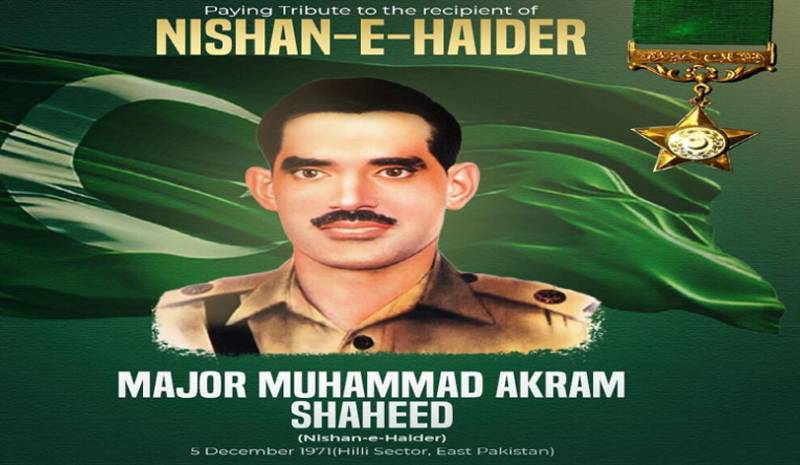 Martyrdom anniversary of Major Akram observed