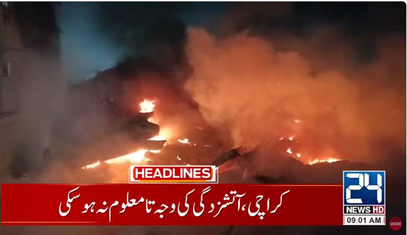 Fire reignites in Karachi garment factory hours after doused