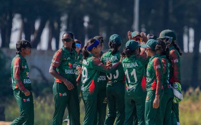 Bangladesh Women's U19 beat Pakistan by seven wickets in third T20