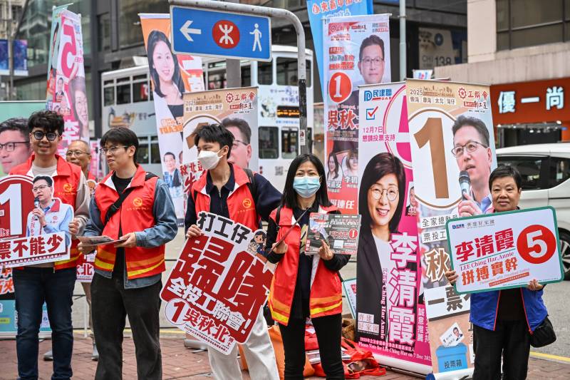 Hong Kong heads to the polls after deadly fire