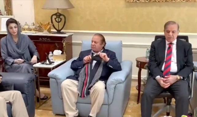 PM Shehbaz meets Nawaz Sharif in Lahore