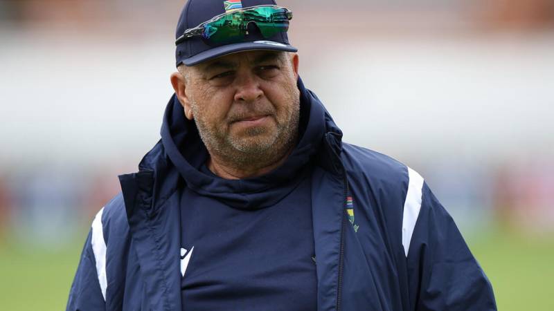 South Africa coach Conrad says meant no malice with 'grovel' remark