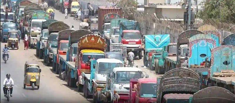 Goods, private public transport shuts down against traffic fines, FIRs