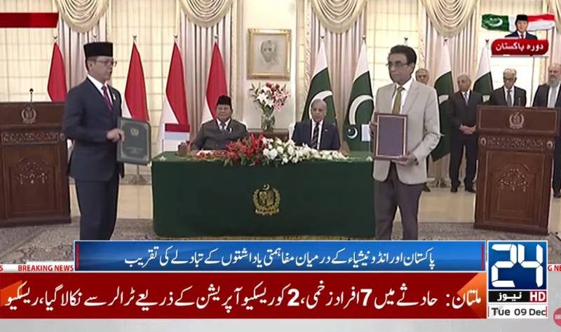 Pakistan, Indonesia vow to balance trade, sign multiple accords 