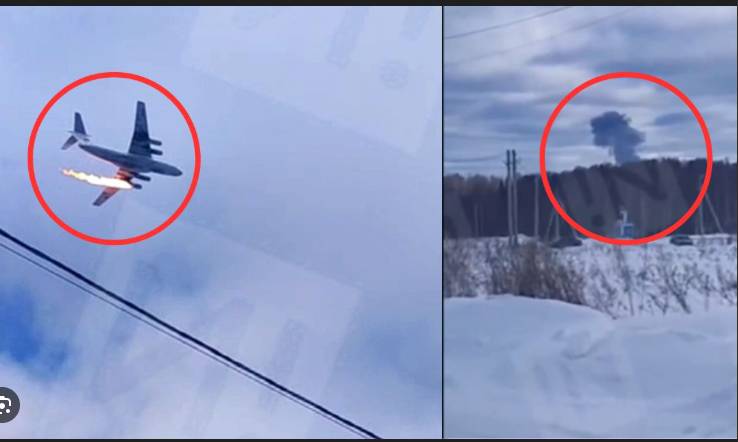 Russian military cargo plane crashes east of Moscow