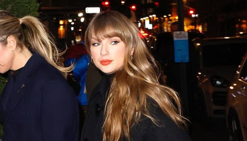 Taylor Swift turns heads in winter look during dinner with Este Haim