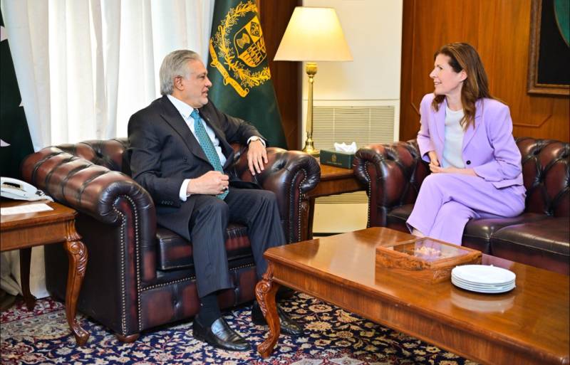 UAE envoy, UK Minister call on DPM Ishaq Dar