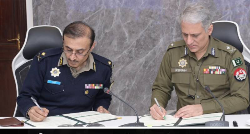 Punjab police, Motorway police sign MoU for joint safety operations