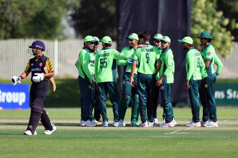 Hussain, Minhas shine as Pakistan U19 kick off Asia Cup campaign with resounding 297-run win