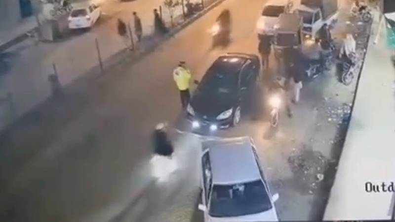 Man rams car into traffic warden amid row over parking