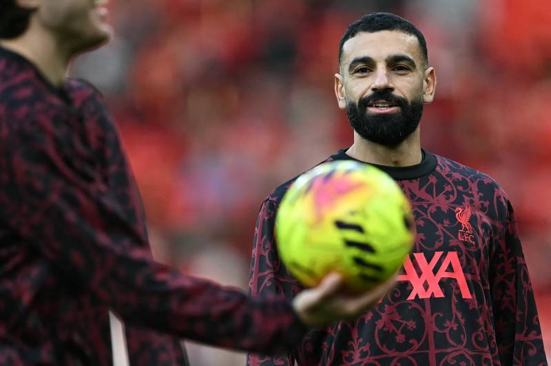 Salah on Liverpool bench for Brighton match