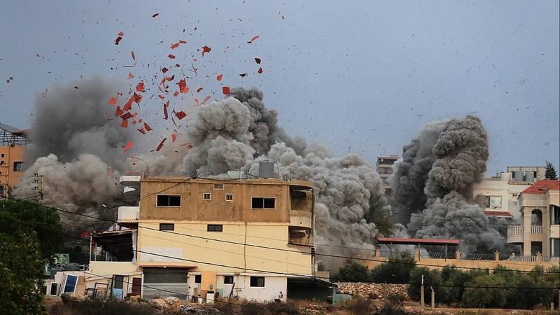 Israel army says struck Hezbollah members in southern Lebanon