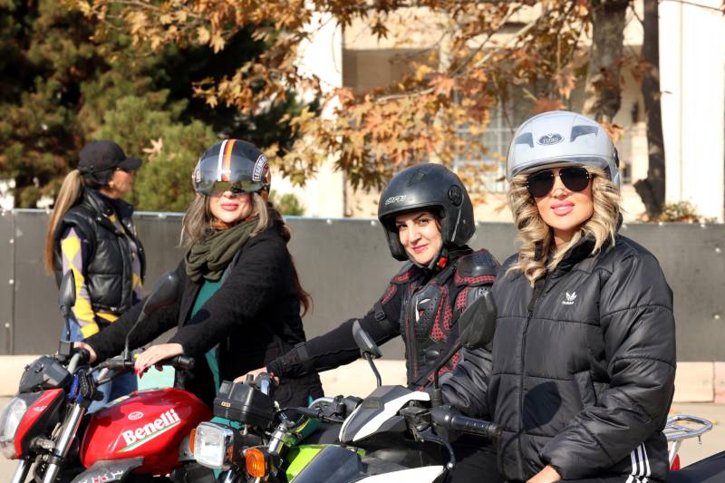 Iran's women bikers hit the road despite legal, social obstacles