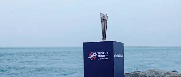 ICC T20 World Cup 2026 trophy tour kicks off at Adam Bridge