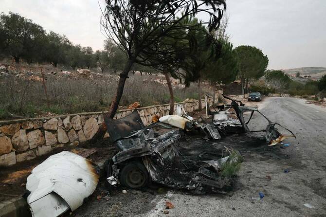 Lebanon says two dead in Israeli strikes