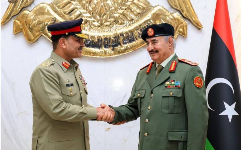 Pakistan and Libyan defence chiefs vow to cement defence cooperation