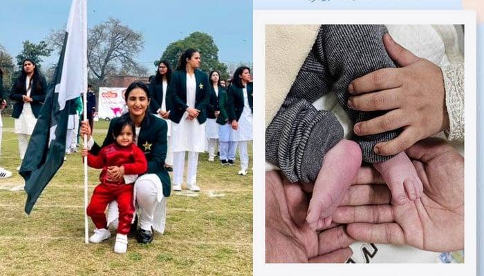 Former Pakistan women’s cricket captain Bismah Maroof welcomes baby boy