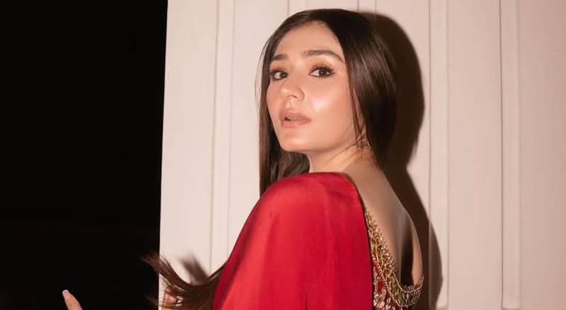 Durefishan Saleem turns up heat in bold red look