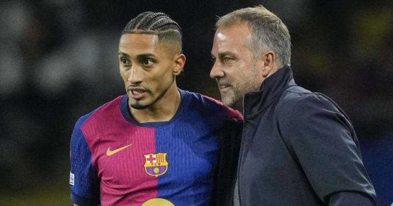 FIFA Best XI 'a joke' rages Flick over Raphinha snub