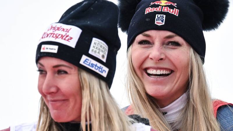 Vonn claims third podium of the season at Val d'Isere