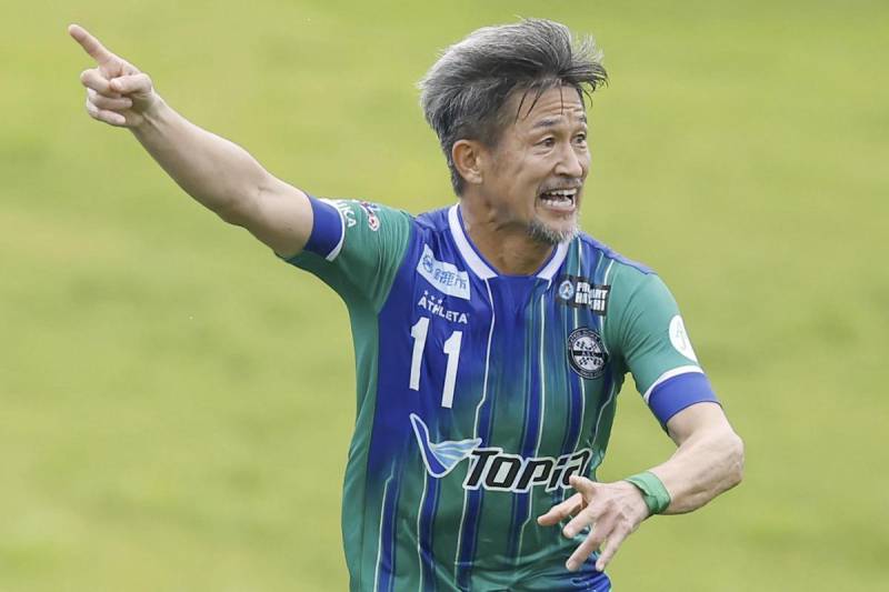 Japan footballer 'King Kazu' to play on at the age of 58