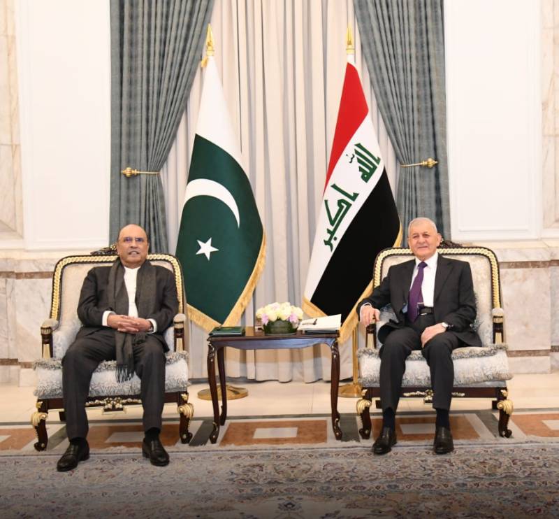 President reaffirms Pakistan’s firm support for Iraq’s sovereignty, stability