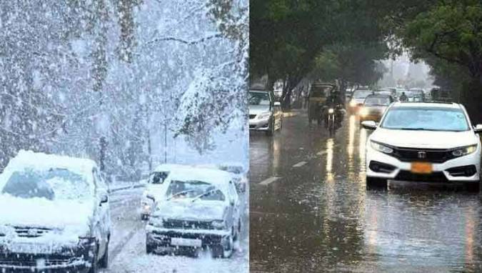 Winter rain, snowfall bring down temperature across country