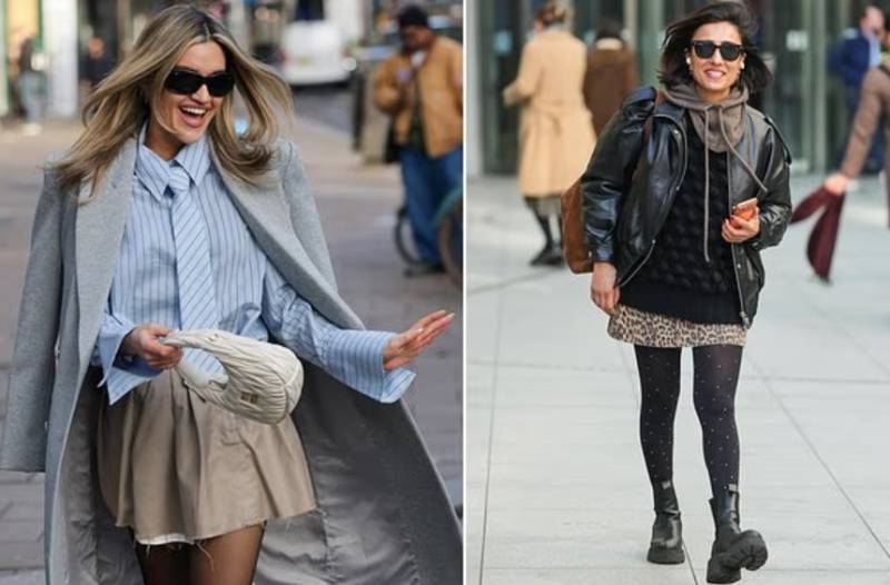 Ashley Roberts and Anita Rani turn heads in mini skirts 