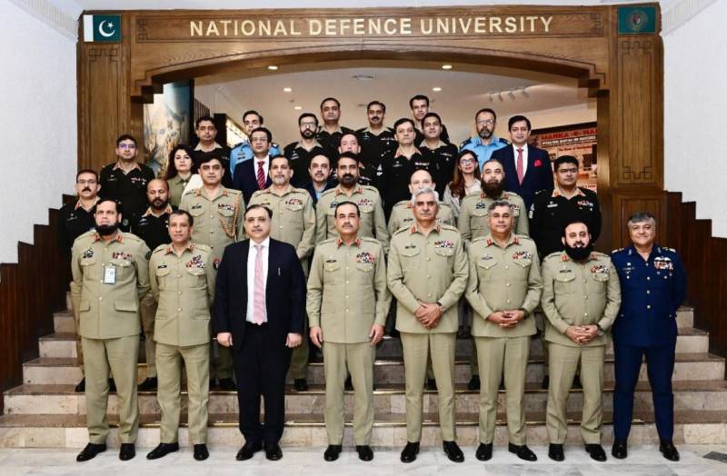 Field Marshal visits NDU, discusses evolving global, regional and internal security challenges