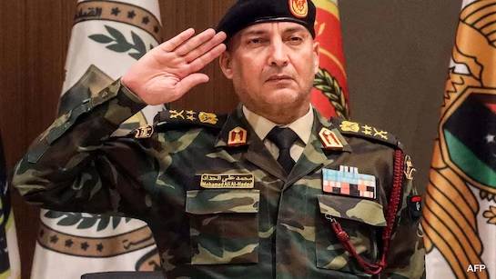 Libyan army chief killed in plane crash in Turkey