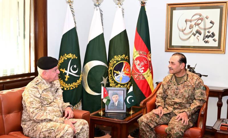 Jordan Armed Forces CJCS calls on Field Marshal, discusses defence cooperation: ISPR