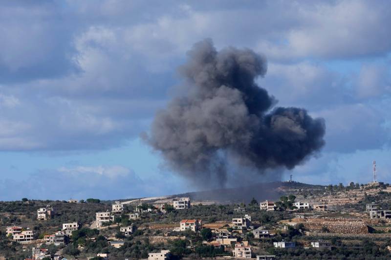 Lebanon says two dead in Israeli strike near Syria border