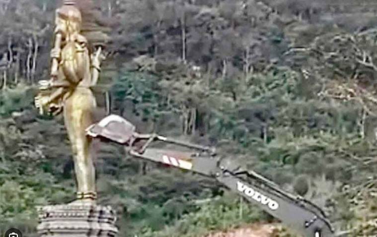 Thailand says Hindu statue removed to control border area