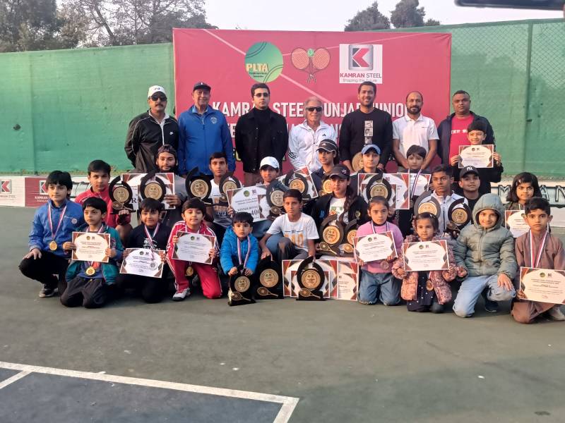Asad, Bismel, Ohad, Aiman crowned champions at Kamran Steel Punjab Junior Tennis 