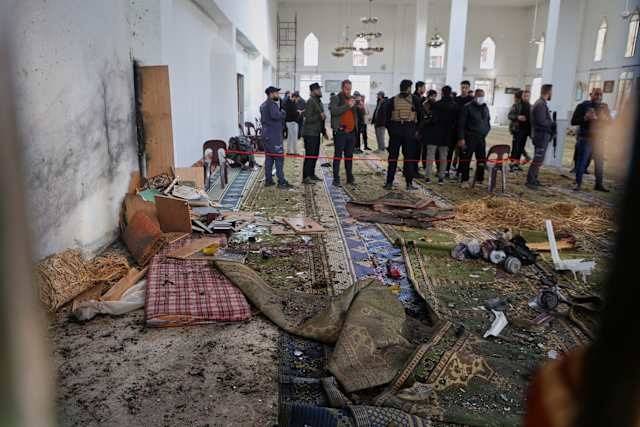Deadly blast hits mosque in Alawite area of Syria's Homs